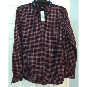 PACSUN Long Sleeve Button Up Shirt Mens Size Small